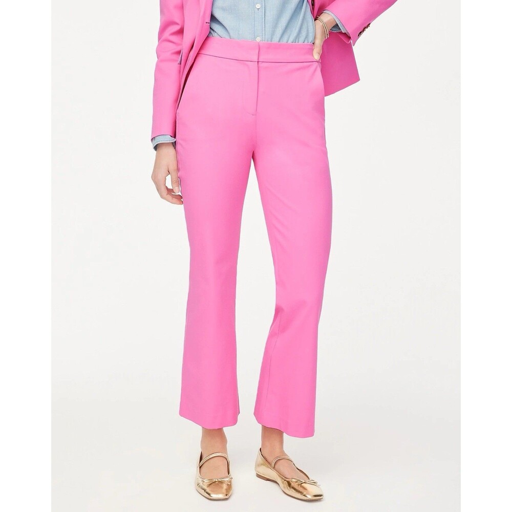 J. Crew Pink Cropped Ankle Pants